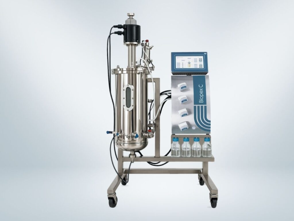 stainless steel pilot bioreactor fermenter